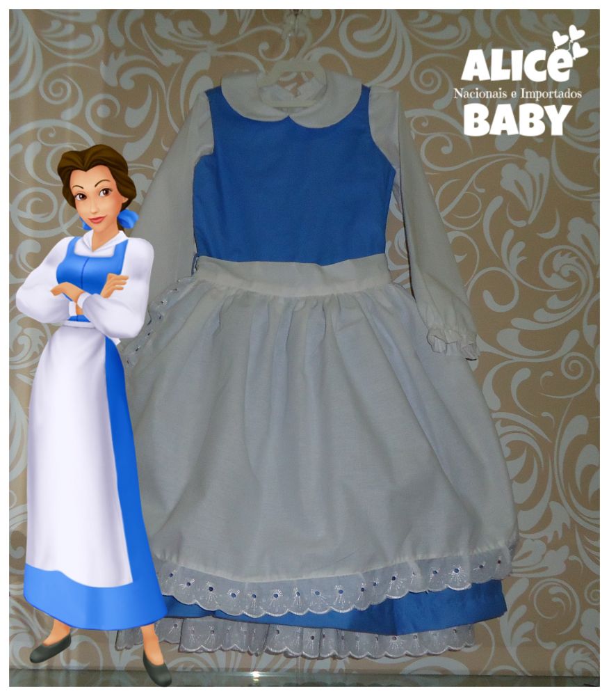 vestido da bela camponesa