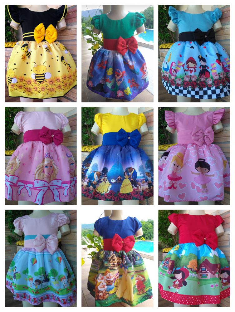 atacadista de vestidos tematicos