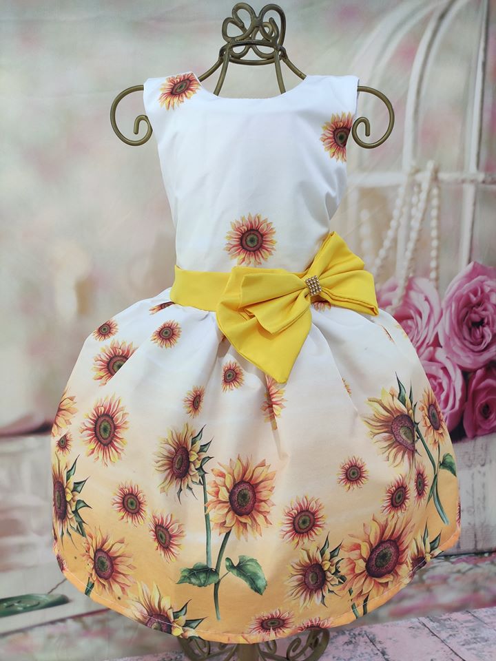 Vestido Floral Girassol PrintIX Imagem 1