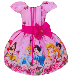 Vestido Princesas Disney Mod.6 PrintVIII